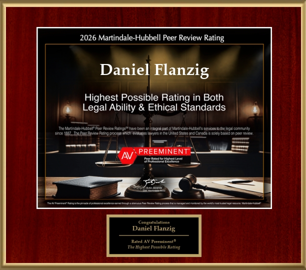 Martindale-Hubbell Award | Rated AV Preeminent - Highest Possible Rating 2026